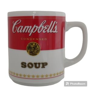 Vintage Mug 80s Campbell's Soup Porcelain Corning